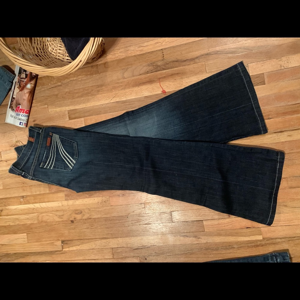 7fam dojo size 25 inseam 28